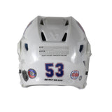 Noah Dobson Signed Montreal Canadiens Bauer Re-Akt 55 Hockey White Helmet - AUCTION