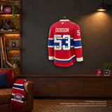 Noah Dobson Signed Montreal Canadiens 2026 Heritage Classic Fanatics Premium Red Jersey (Limited Edition of 53)