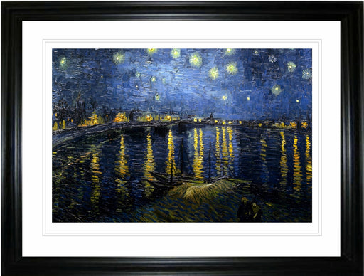 Over the Rhone (Starry Night) Framed Print by Vincent van Gogh - Frameworth Sports Canada 