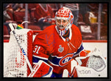 Carey Price Montreal Canadiens Signed Framed 20x29 Close-Up Canvas