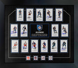 Winnipeg Jets Captains Framed Multi Signed Collage