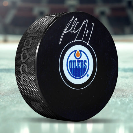 Paul Coffey Signed Edmonton Oilers Puck