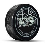 Jaromir Jagr Signed NHL 100th Anniversary Puck - AUCTION