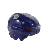 Mats Sundin Signed Toronto Maple Leafs Helmet CCM  Royal Blue (Tacks 70) - AUCTION
