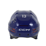 Mats Sundin Signed Toronto Maple Leafs Helmet CCM  Royal Blue (Tacks 70) - AUCTION