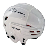 Paul Henderson Signed Toronto Maple Leafs CCM Tacks 70 White Helmet - AUCTION