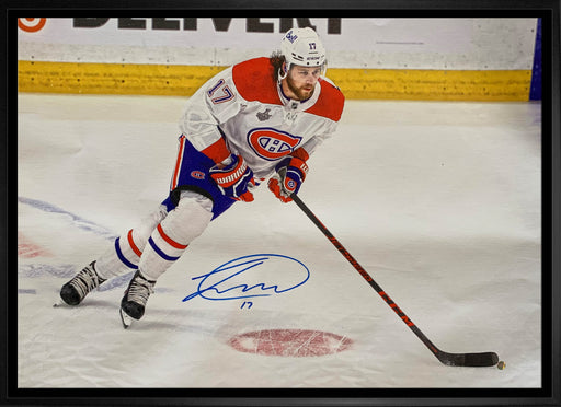 Josh Anderson Montreal Canadiens Signed Framed 20x29 Skating Close-Up Canvas - Frameworth Sports Canada 