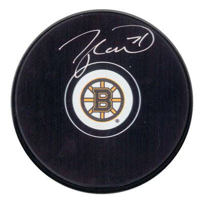 Taylor Hall Signed Boston Bruins Puck