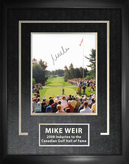 Mike Weir Signed Framed 8x10 Canadian Open Shot from Tee Photo - Frameworth Sports Canada 