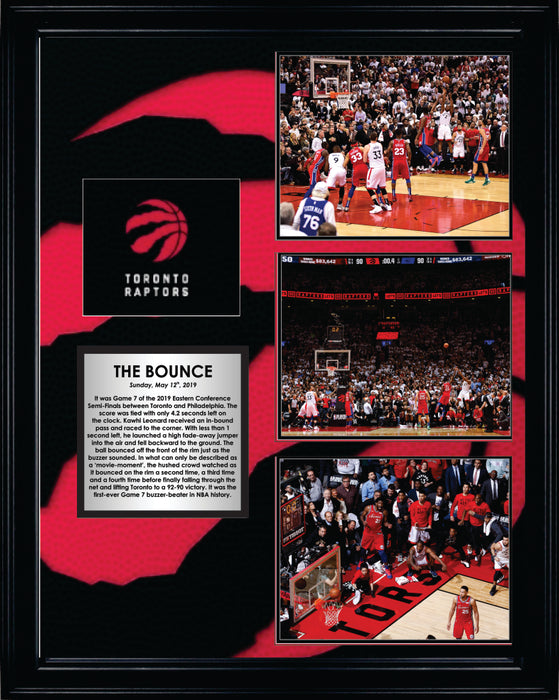 Kawhi Leonard Toronto Raptors Framed Game 7 "The Shot" Collage