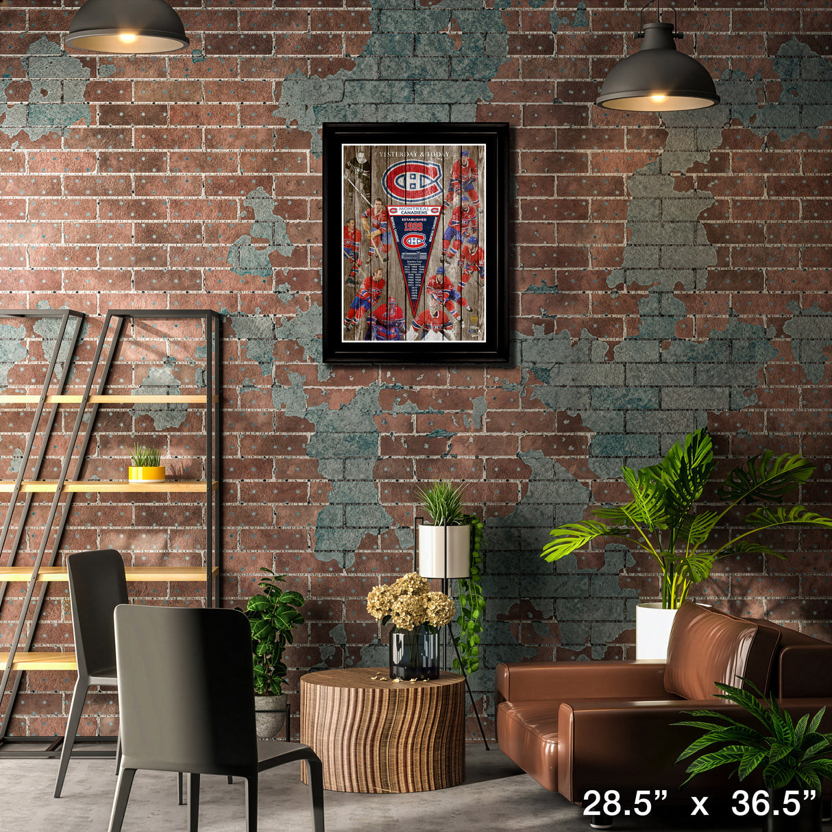 Montreal Canadiens Yesterday & Today Collage Frame – Lifestyle – Frameworth