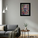 Montreal Canadiens Yesterday & Today Collage Frame – Detail – Frameworth