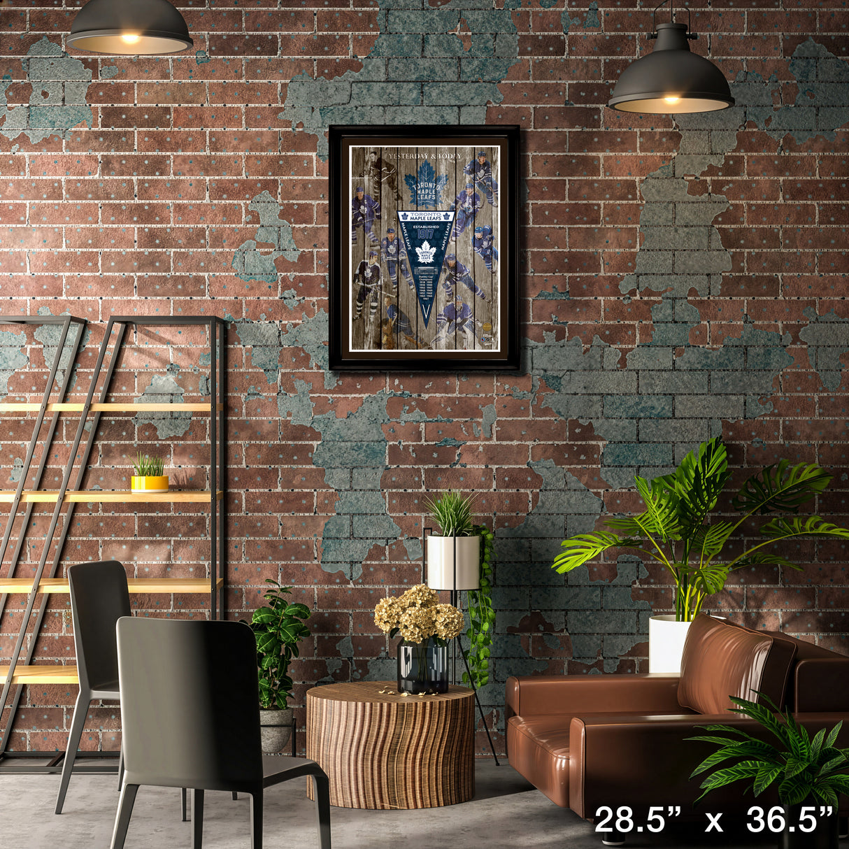 Toronto Maple Leafs Yesterday and Today Framed Collage – Lifestyle – Frameworth