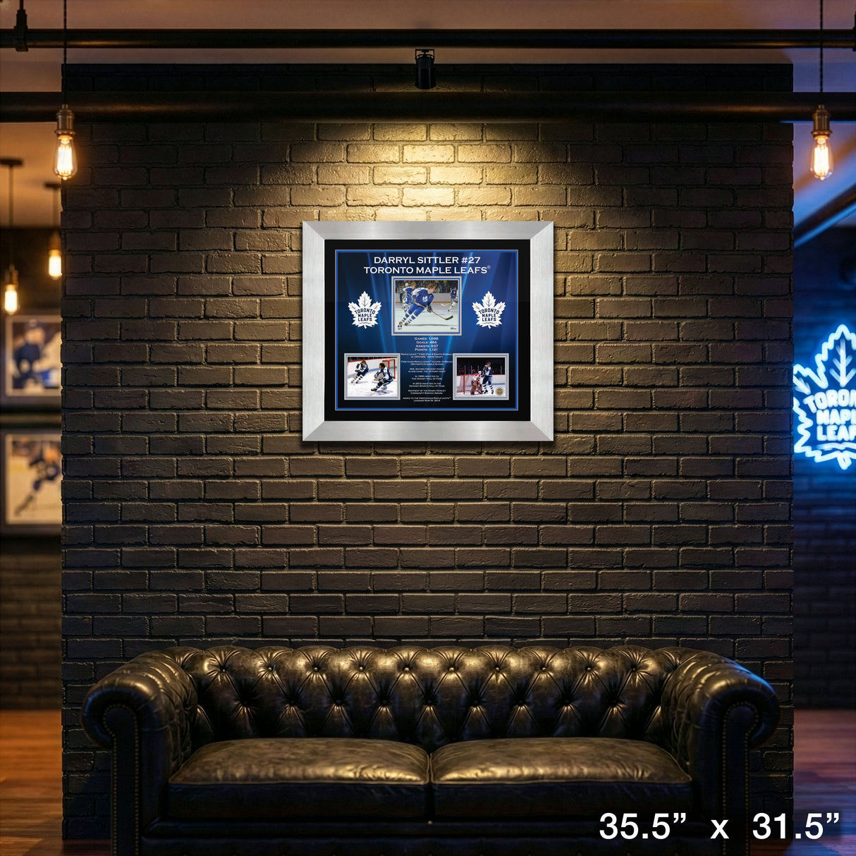 Darryl Sittler Framed Career Collage – View 4 – Frameworth