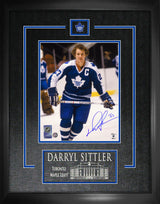 Darryl Sittler Signed Framed 8x10 Toronto Maple Leafs Skating Photo