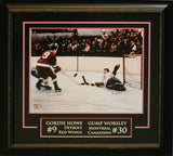 Howe,G/Worsley,G Dual Signed 16x20 Etched Mat - AUCTION