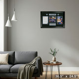 Edmonton Oilers Framed 1990 Stanley Cup Champions Scoresheet Collage – Detail – Frameworth