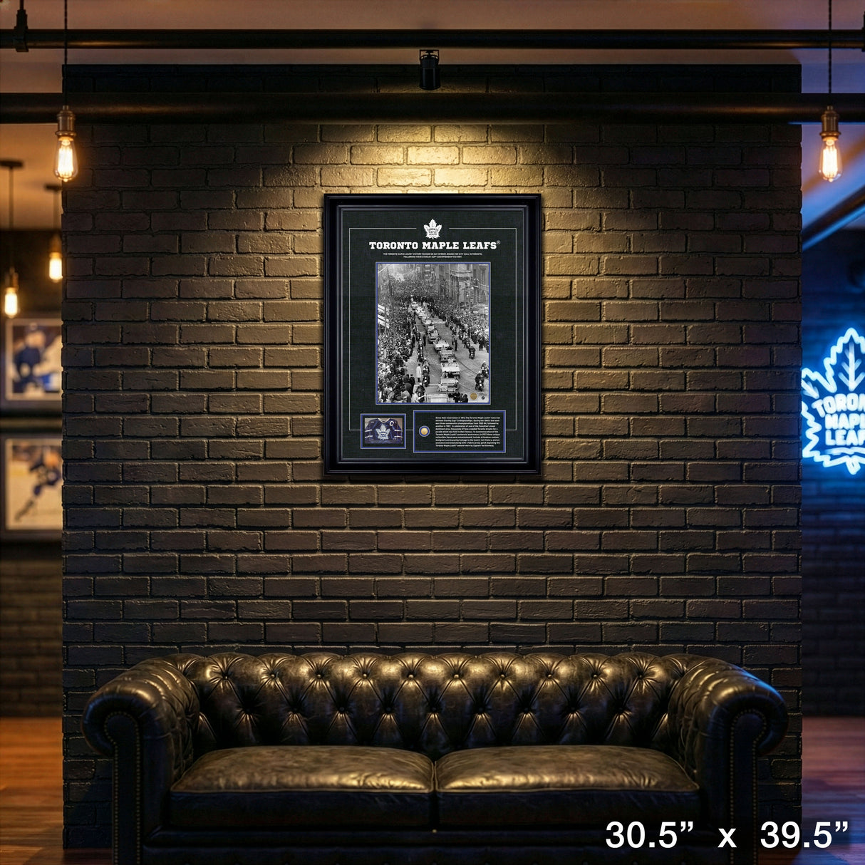 Toronto Maple Leafs Framed Stanley Cup Parade Photo – View 4 – Frameworth