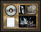 The Tragically Hip Framed Lyrics Collage with Platinum LP