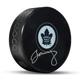 Borje Salming Signed Leafs Puck - AUCTION