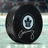 Borje Salming Signed Leafs Puck - AUCTION