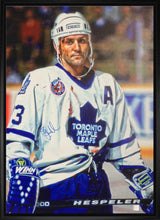 Doug Gilmour Toronto Maple Leafs Signed Framed 20x29 Bloody Warrior Canvas - AUCTION