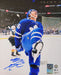 Mitch Marner Toronto Maple Leafs Signed Unframed 8x10 Leg Kick Goal Celebration Vertical Photo - Frameworth Sports Canada 