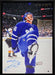 Mitch Marner Toronto Maple Leafs Signed Framed 20x29 Leg Kick Celebration Vertical Canvas - Frameworth Sports Canada 