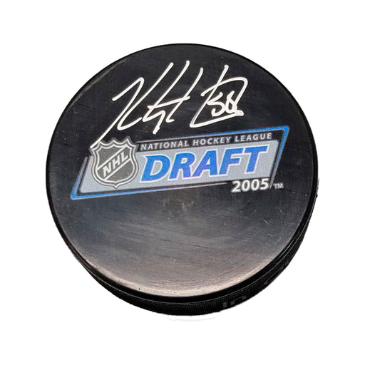 Kris Letang Signed 2005 NHL Draft Puck - Frameworth Sports Canada 