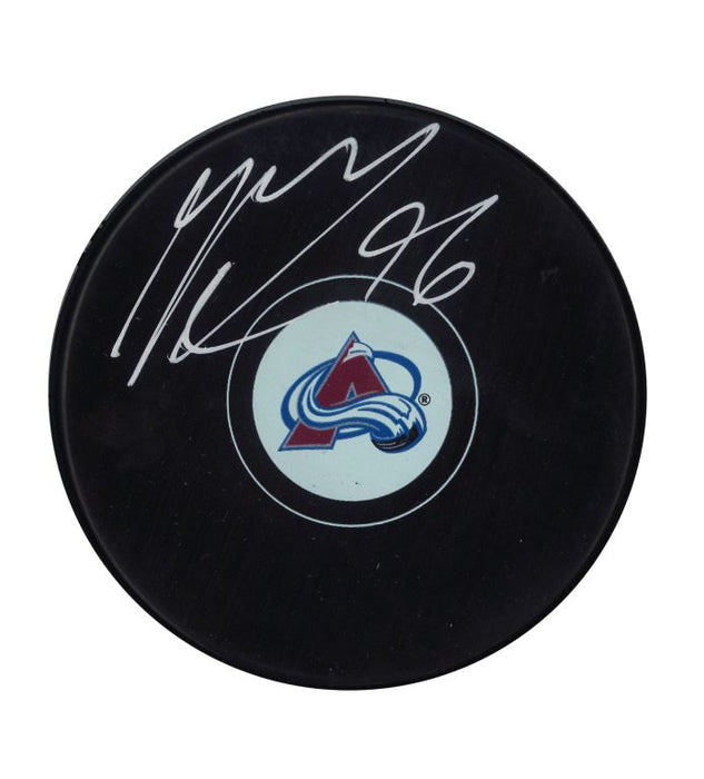 Mikko Rantanen Signed Colorado Avalanche Puck Avalanche Autograph Series