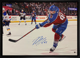 Nazem Kadri Colorado Avalanche Signed Framed 20x29 Shooting Canvas - Frameworth Sports Canada 