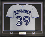 Kevin Kiermaier Signed Framed Jersey Toronto Blue Jays Grey Nike Replica - AUCTION