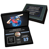 Vladimir Guerrero Jr Signed Rawlings Replica Ball Toronto Blue Jays in a Deluxe Case (Limited Edition of 199) - AUCTION