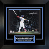 Vladimir Guerrero Jr. Signed Framed 11x14 Photo Toronto Blue Jays 2025 American League Champions Home Run Spotlight - AUCTION