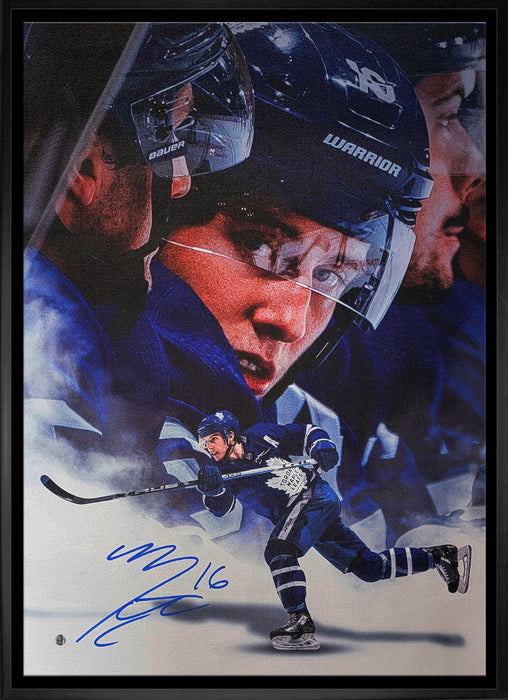 Mitch Marner Toronto Maple Leafs Signed Framed 20x29 Collage Canvas