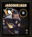 Jaromir Jagr Signed Framed PhotoGlass Pittsburgh Penguins Puck - Frameworth Sports Canada 