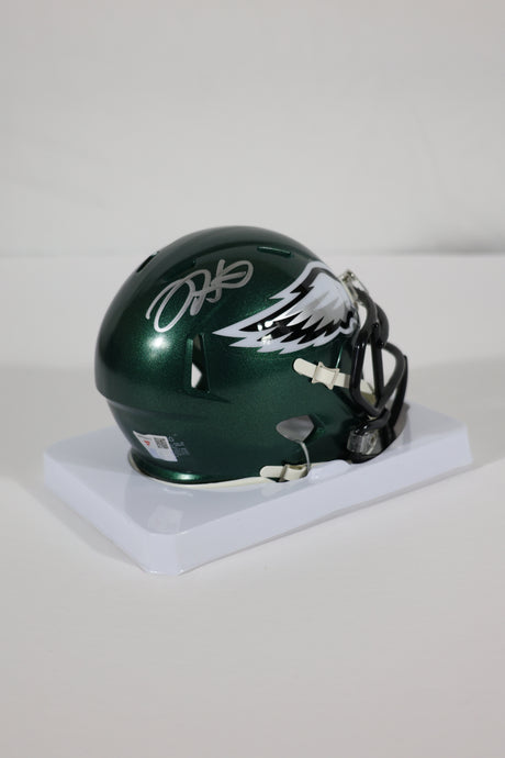 Jalen Hurts Signed Philadelphia Eagles Speed Mini Helmet - AUCTION