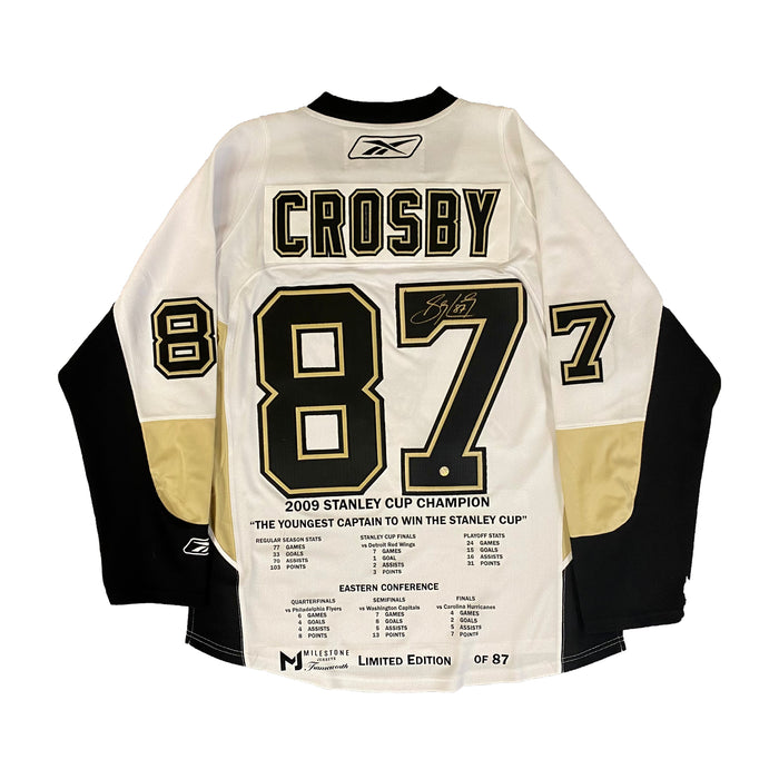 Sidney Crosby Autographed Framed Penguins Jersey