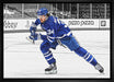 Auston Matthews Toronto Maple Leafs Framed 20x29 Hustling Spotlight Canvas - Frameworth Sports Canada 