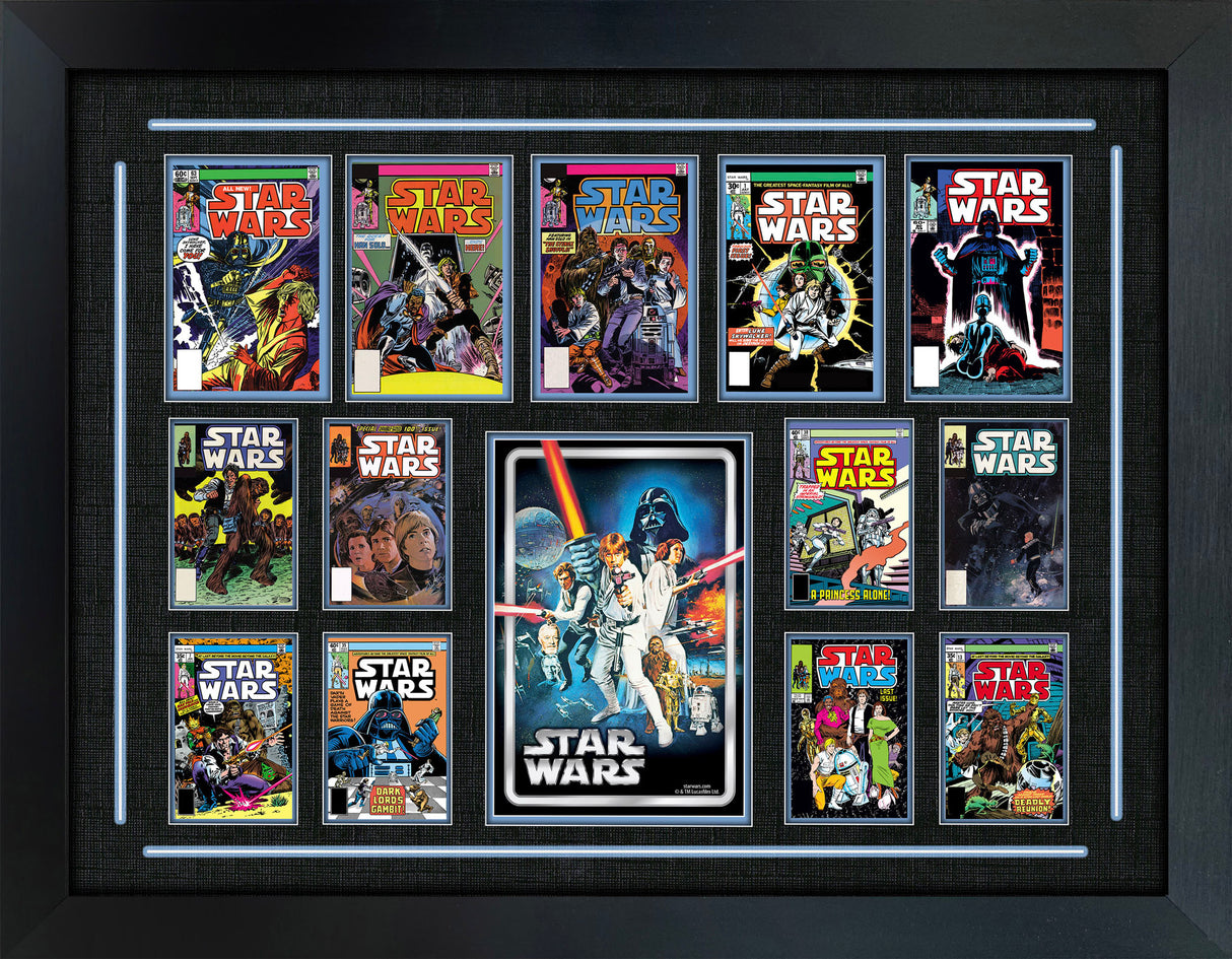 Star Wars Comic Book Collage Frame