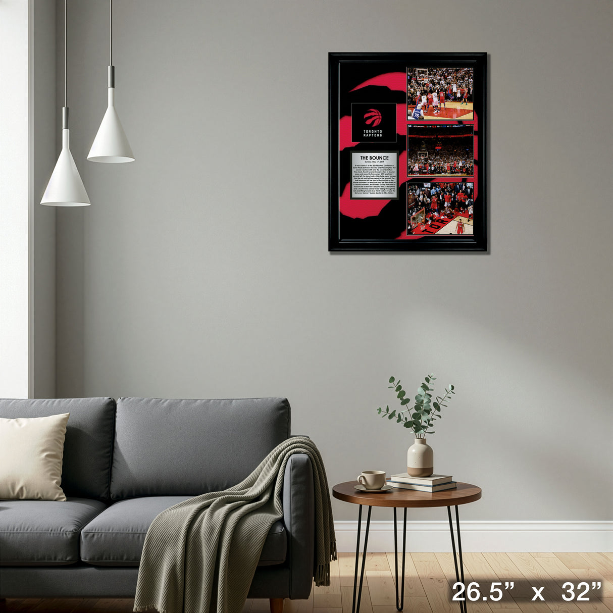 Kawhi Leonard Toronto Raptors Framed Game 7 "The Shot" Collage – Detail – Frameworth