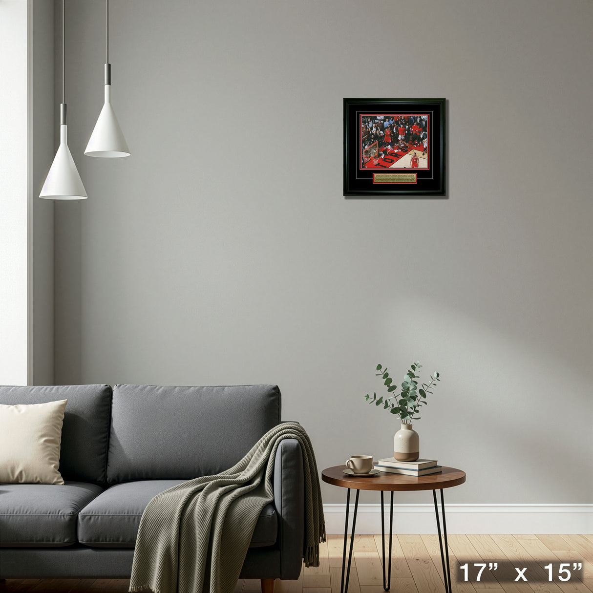 Kawhi Leonard Toronto Raptors Framed 8x10 Game 7 "The Shot" Crouched Photo – Detail – Frameworth