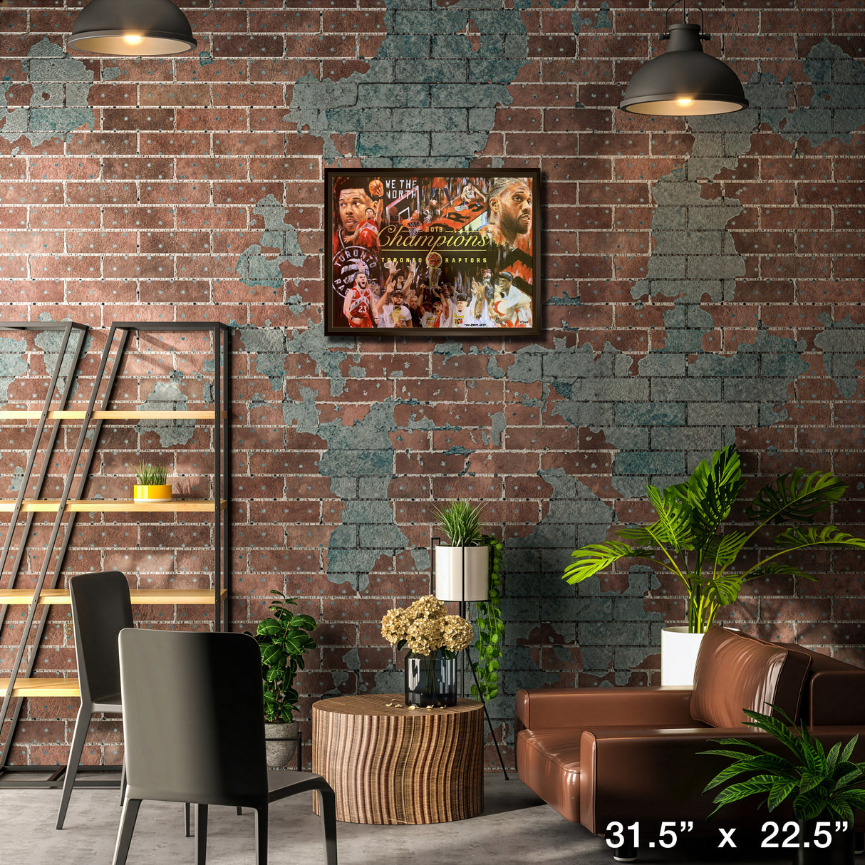 Toronto Raptors Framed Canvas 2019 Champs by Arrigo LE2019 – Lifestyle – Frameworth