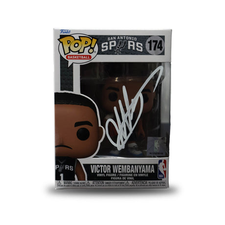 Victor Wembanyama San Antonio Spurs Signed #174 Funko POP! Figurine - AUCTION