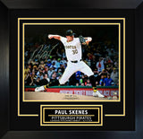 Paul Skenes Signed Framed 16x20 Photo Pittsburgh Pirates MLB Debut Pitching - AUCTION
