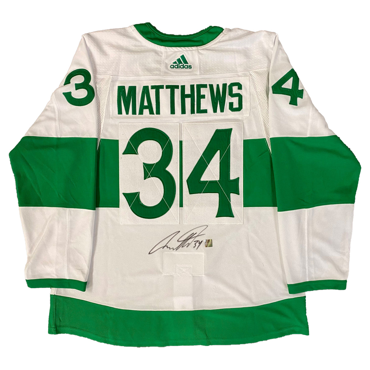 Auston Matthews Signed Jersey Toronto Maple Leafs St Pats White