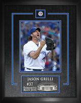 Jason Grilli Signed 8x10 Etched Frame – Toronto Blue Jays Celebration