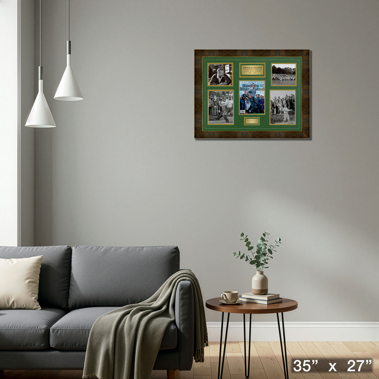 Arnold Palmer Framed Sports Illustrated Collage – Detail – Frameworth