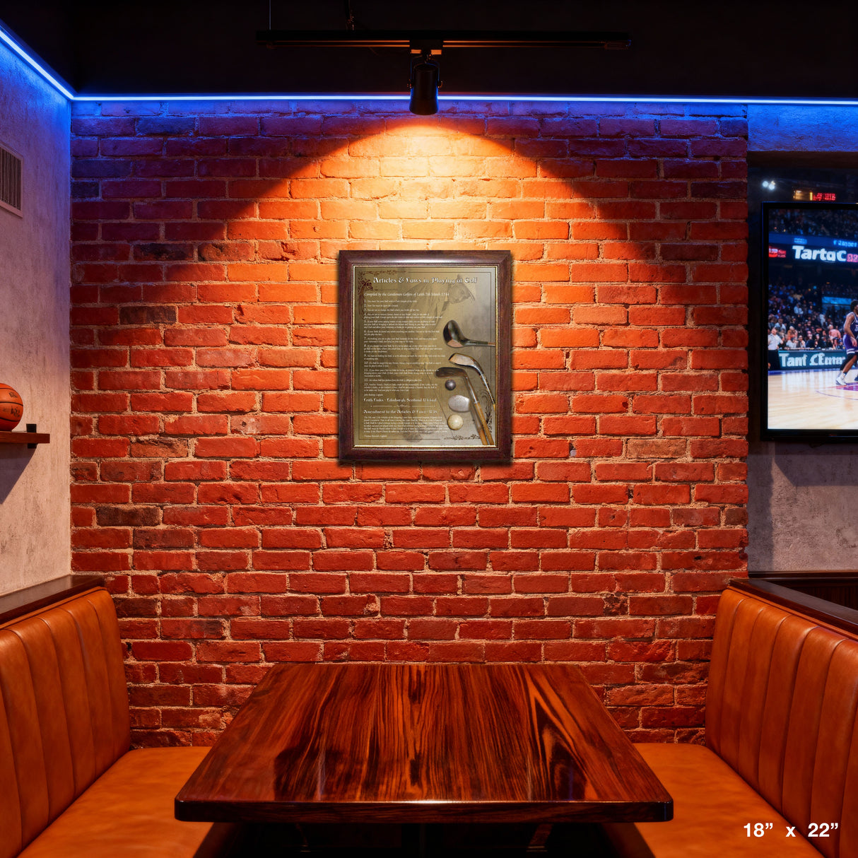 Rules of Golf Framed Print – View 4 – Frameworth