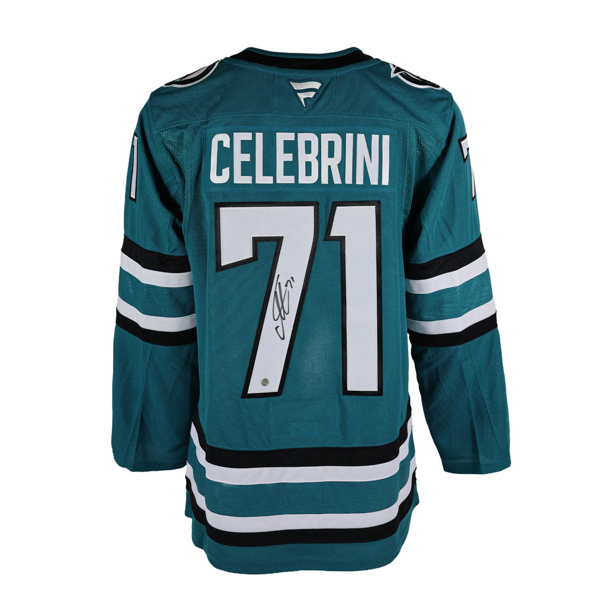 Macklin Celebrini Signed San Jose Sharks Home Fanatics Premium Jersey
